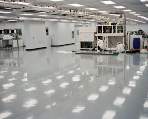 Industrial Floor Coating on a pharmaceutical floor